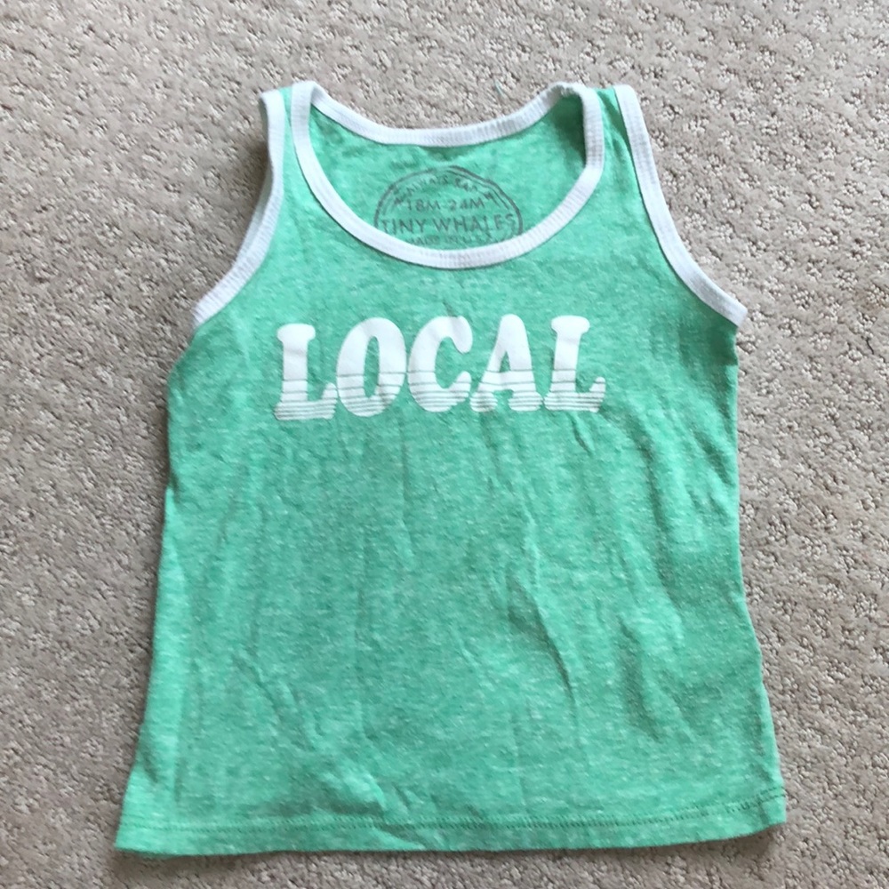 Tank , sleeveless top for boys “LOCAL”, perfect condition… just wrinkly